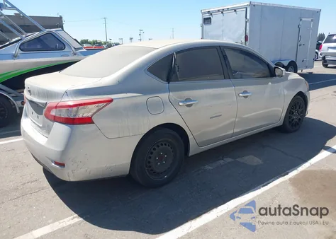 2015 Nissan Sentra S из США, поврежденный, VIN 3N1AB7AP3FY376311